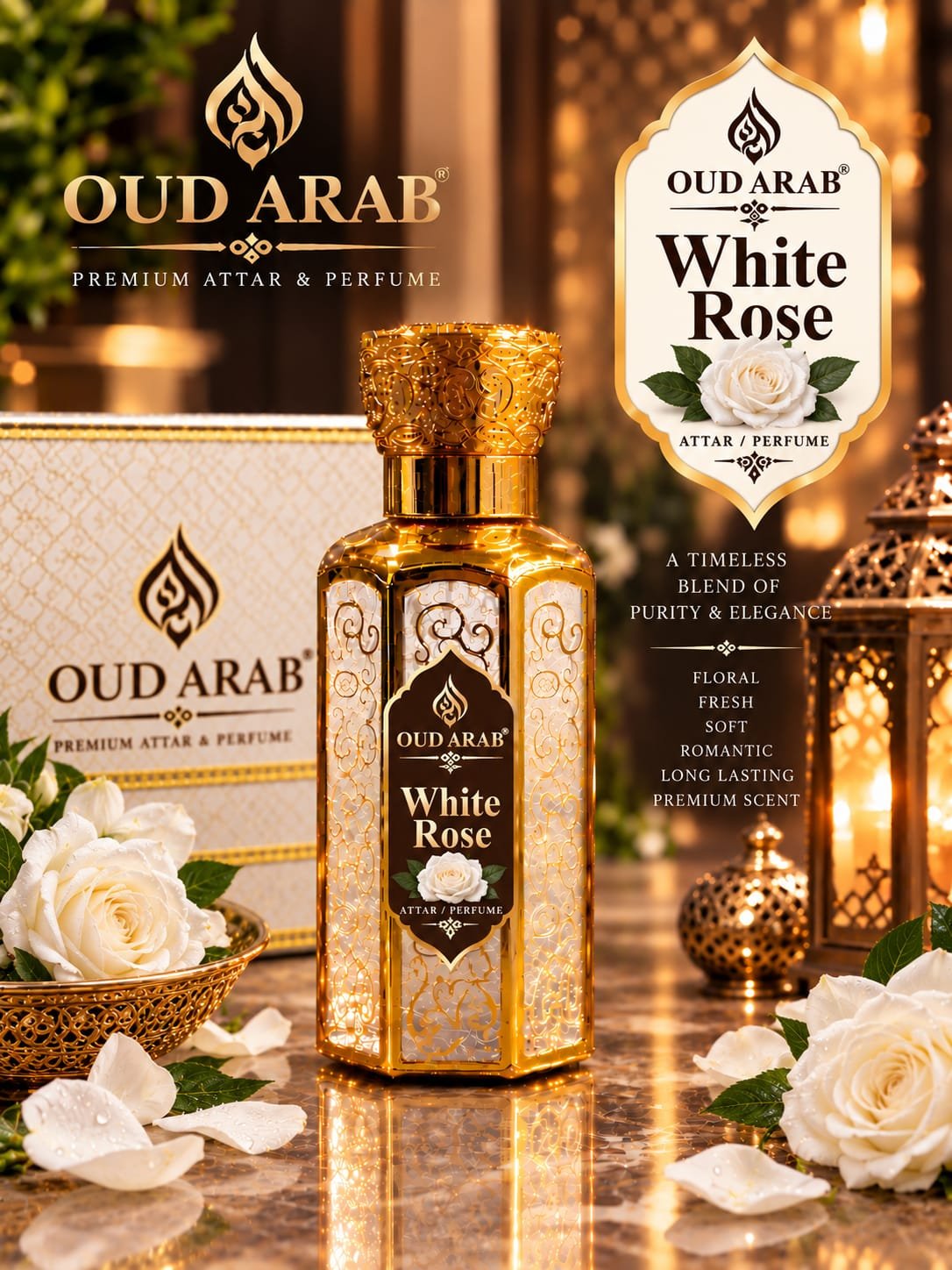 OUD ARAB White Rose